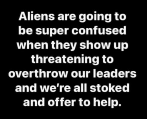 USA Aliens confused