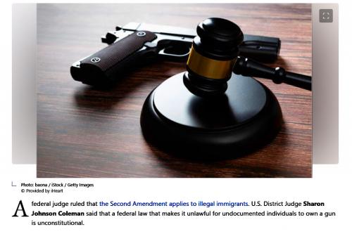 Federal Judge Rule Illeagal Immagrants Can Own Firearms