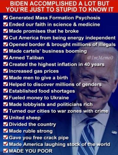 M Biden Accomplished