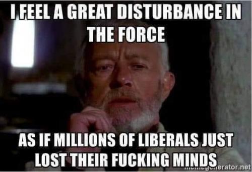 Liberal, Democrat, Star Wars -- Obi-Wan, Force