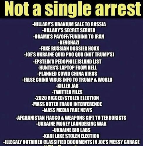 not a single arrest 1