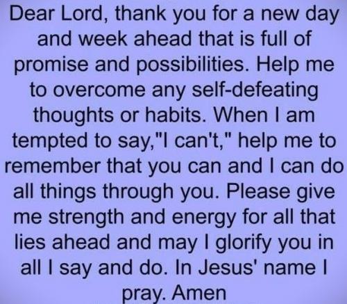 050624 -Prayer for the week ahead