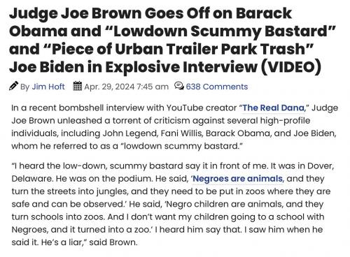Judge Brown truths