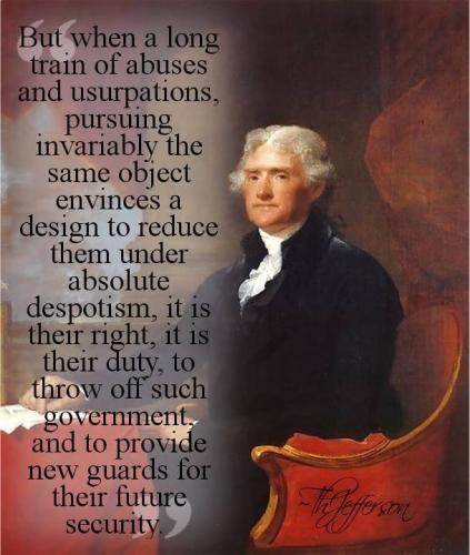 Thomas Jefferson -- Abuses of Gov't