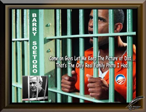 Obama Behind Bars ~Bush SnapShot~