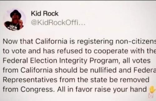 kid rock ca vote