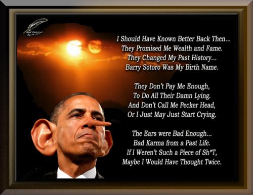 Obama ~Big Eared Pinocchio~