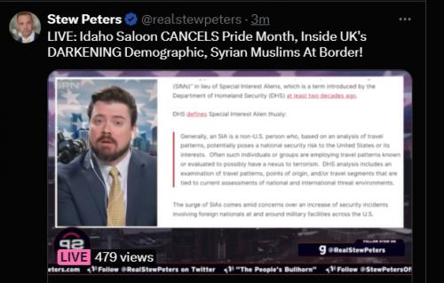 Stew Peters LIVE screenshot