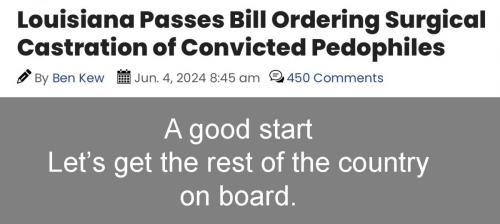 LA pedo castration