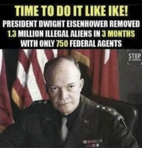 Illegal immigrants and Ike