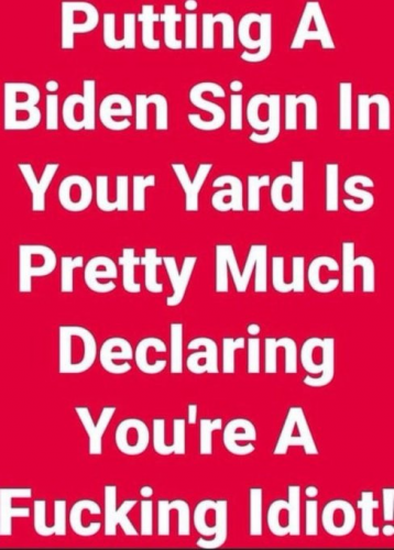 biden sign
