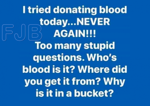 Donating Blood