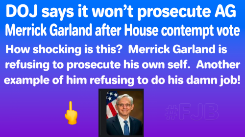 mERRICK gARLAND IS A WEASEL