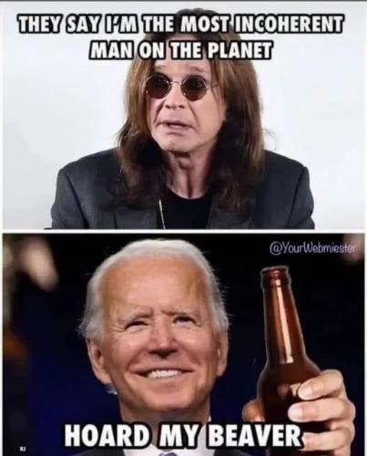 Biden hoard my beaver