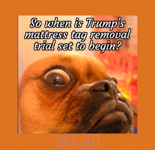 tRUMPS mATTRESS tAG