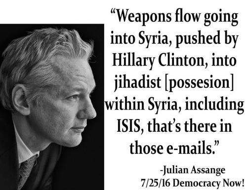 julian assange hillary