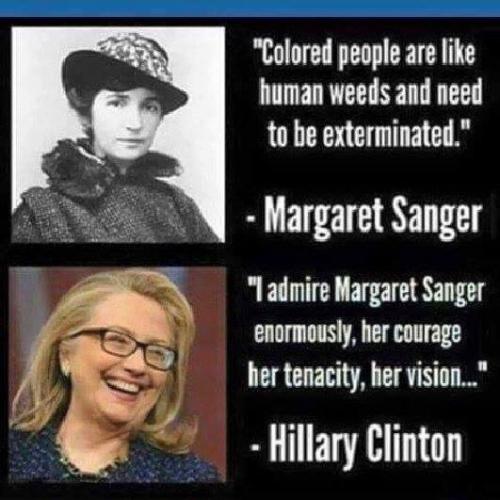 margaret sange and hillary
