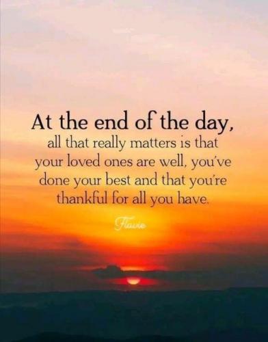 end of day