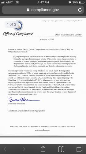 CONGRESS SEX PAYMENTS 2