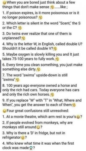questions