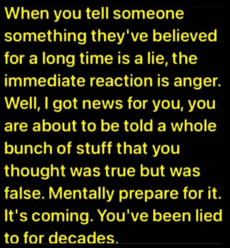 lied to