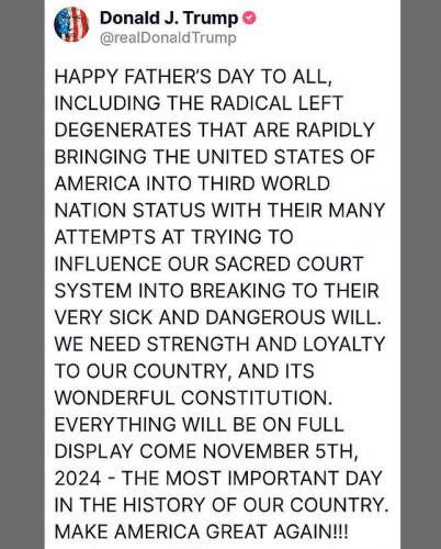 DJT father