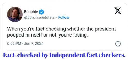 Fact checked by independent fact checkers
