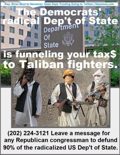 DEFUND 90% RADICALIZED STATE DEP'T