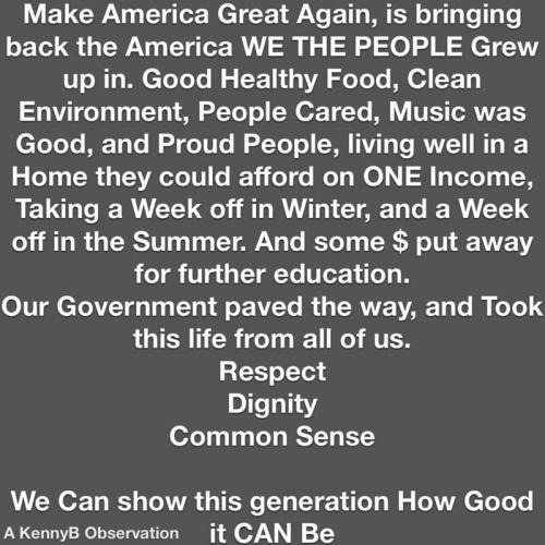 we the people grew up