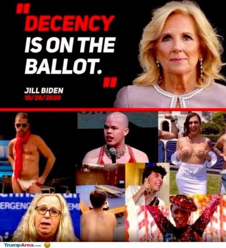 Jill Biden, Hunter, LGBT, PRIDE Month, Dr. Richard L 'Rachel Levine', Sam Brinton  -- Decency on the Ballot