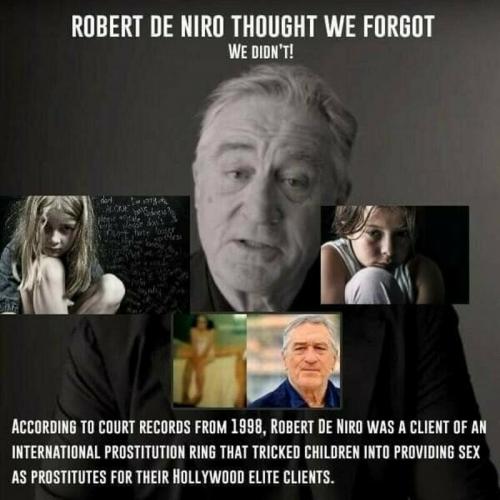 Robert Deniro, Pedophile, Hollywood Elite Clients -- Court Records Int'l Prostitution Ring (1998)
