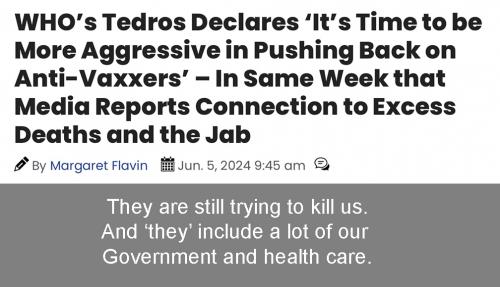 WHO still push VAX