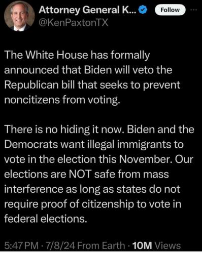 illegal vote
