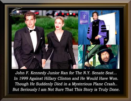 JFK Jr Ran for NY Senet Against Hillary Clinton in 1999