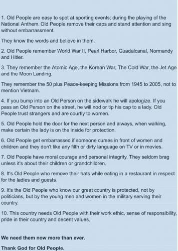 old people