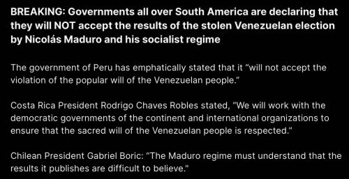 South Amer no to Venz