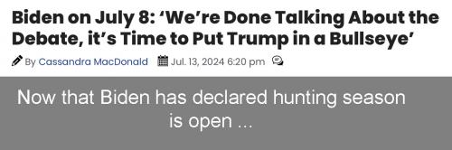 Biden let the games begin
