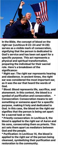Blood on The Ear ~Biblical Scripture~