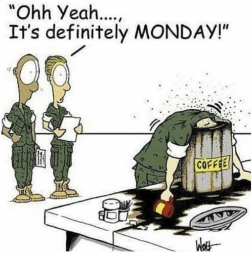 Yup! It's Monday