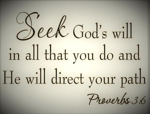 071624 -  Prov 3-6 - Seek God's Will