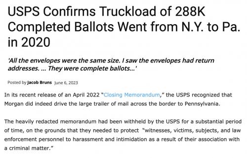 USPS NY-PA 2020