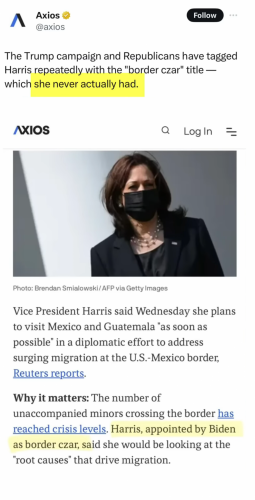 kamala border czar