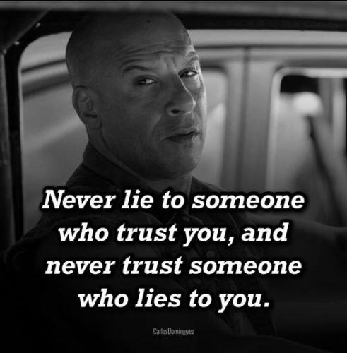 never lie