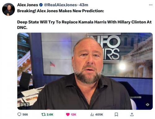 Alex Jones prediction