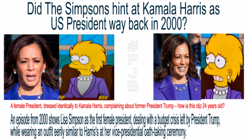 Lisa Simpson Kamala Harris