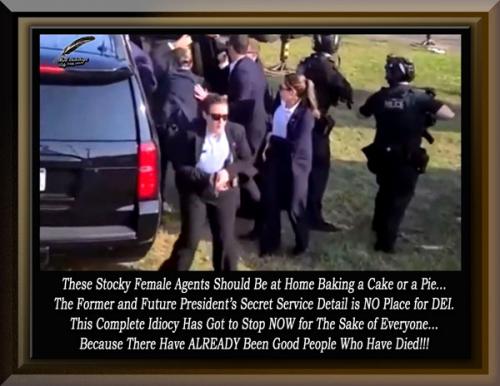 Trump Assassination Attempt ~Stocky DEI Agents~