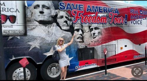 Brandi Love, Trump Bus, MAGA