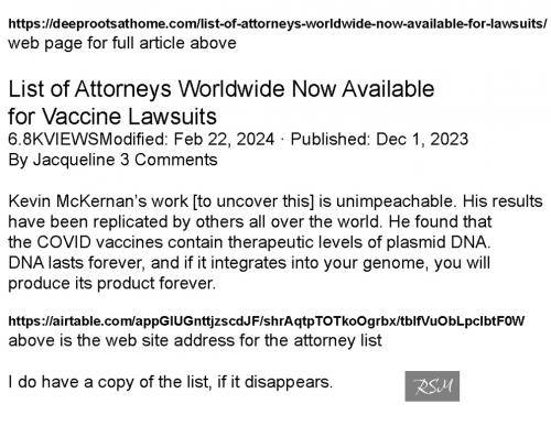VAX lawyers
