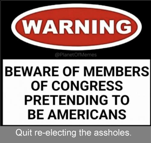 warning congress