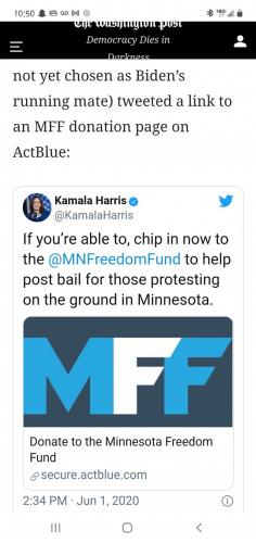 kamala harris blm